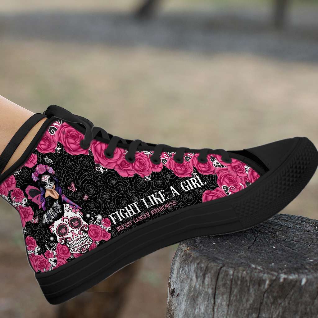 Fight Like A Girl – High-Top-Schuhe zur Sensibilisierung für Brustkrebs 0622