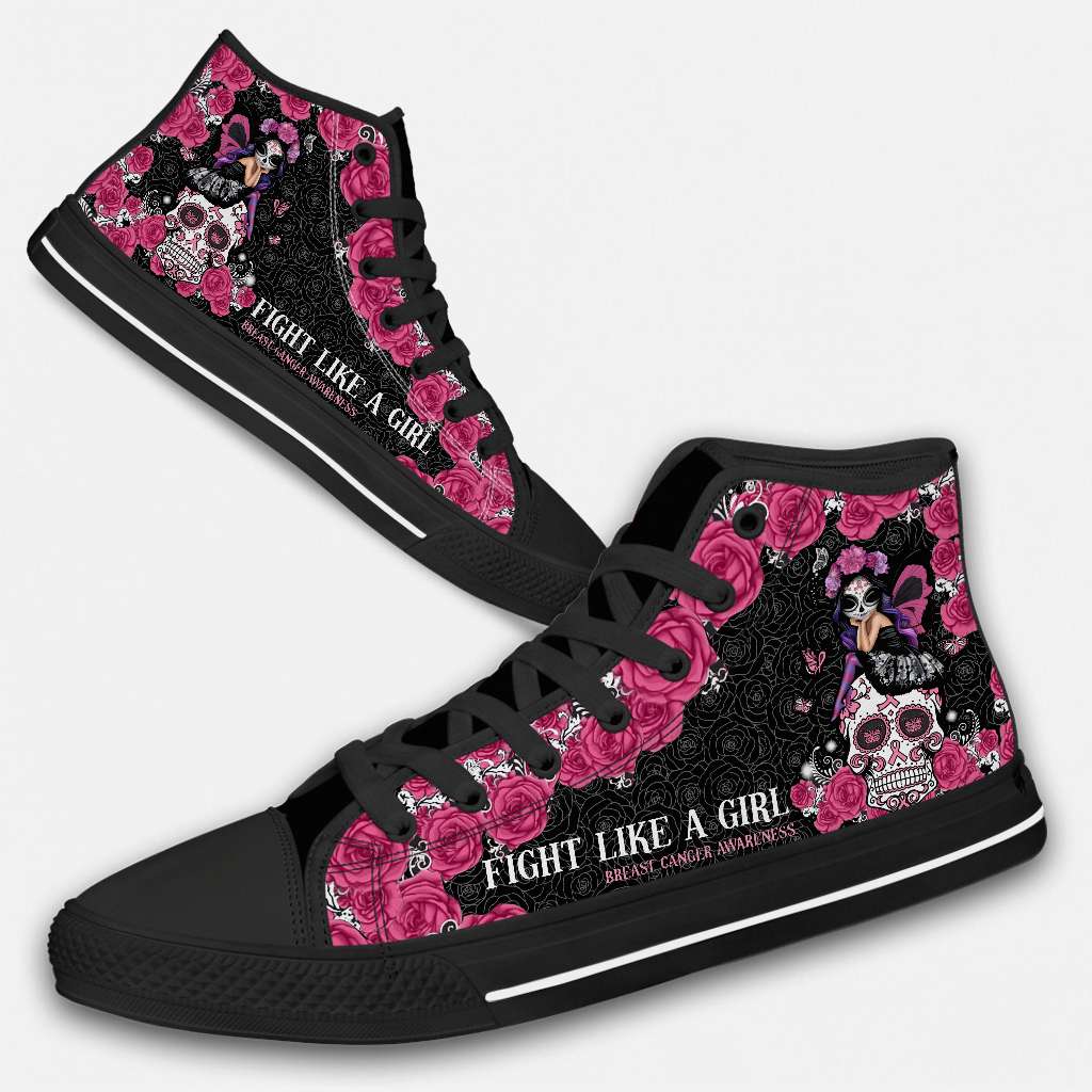 Fight Like A Girl – High-Top-Schuhe zur Sensibilisierung für Brustkrebs 0622