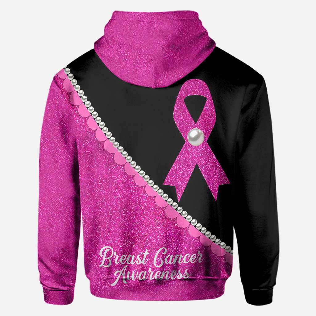 Pink Ribbon Pearls – T-Shirt und Hoodie zur Sensibilisierung für Brustkrebs (0822)