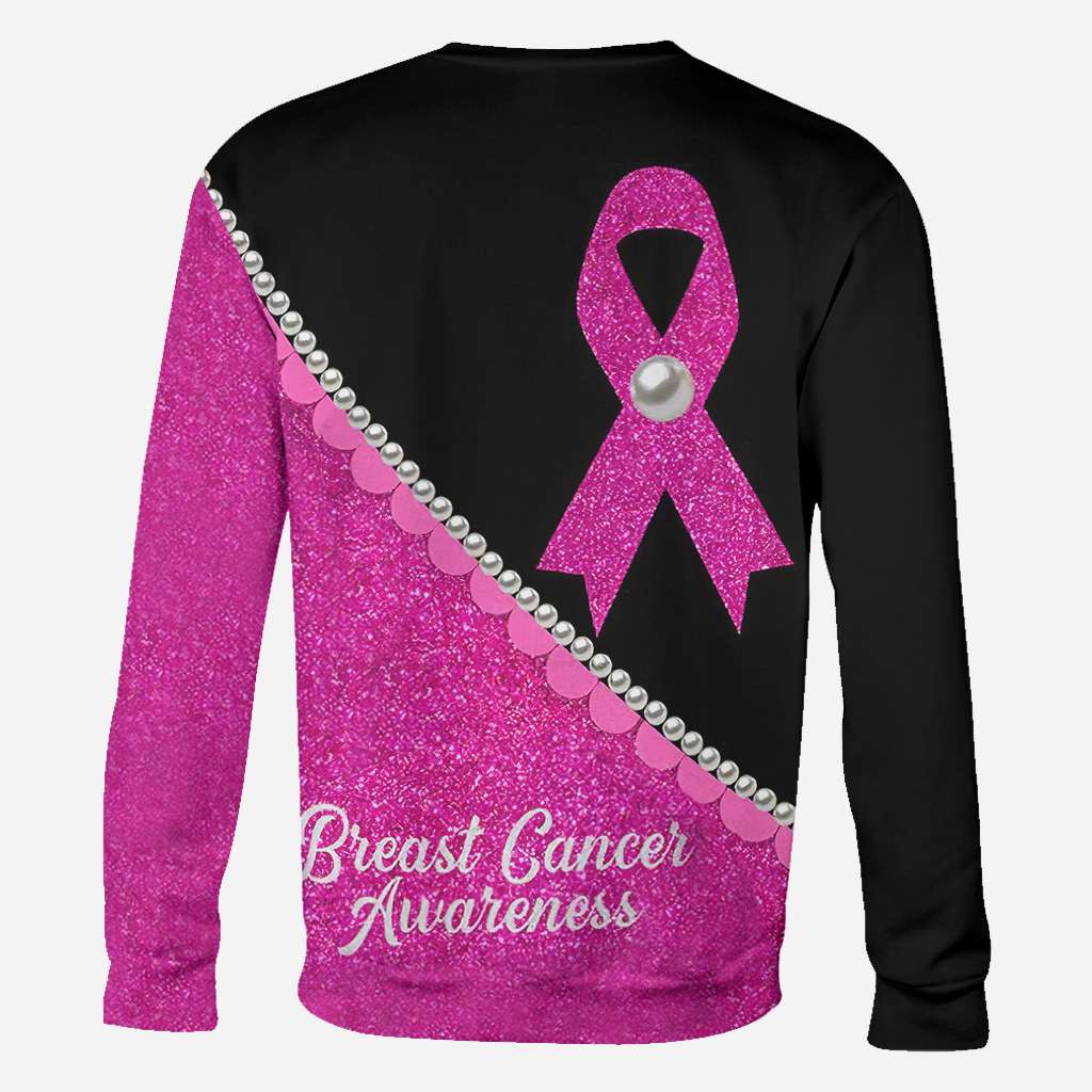 Pink Ribbon Pearls – T-Shirt und Hoodie zur Sensibilisierung für Brustkrebs (0822)