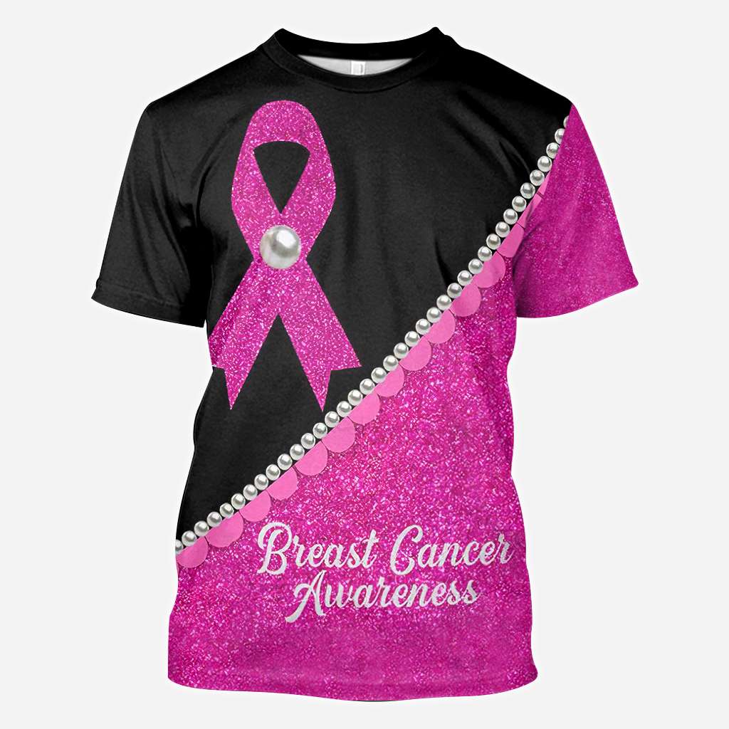 Pink Ribbon Pearls – T-Shirt und Hoodie zur Sensibilisierung für Brustkrebs (0822)