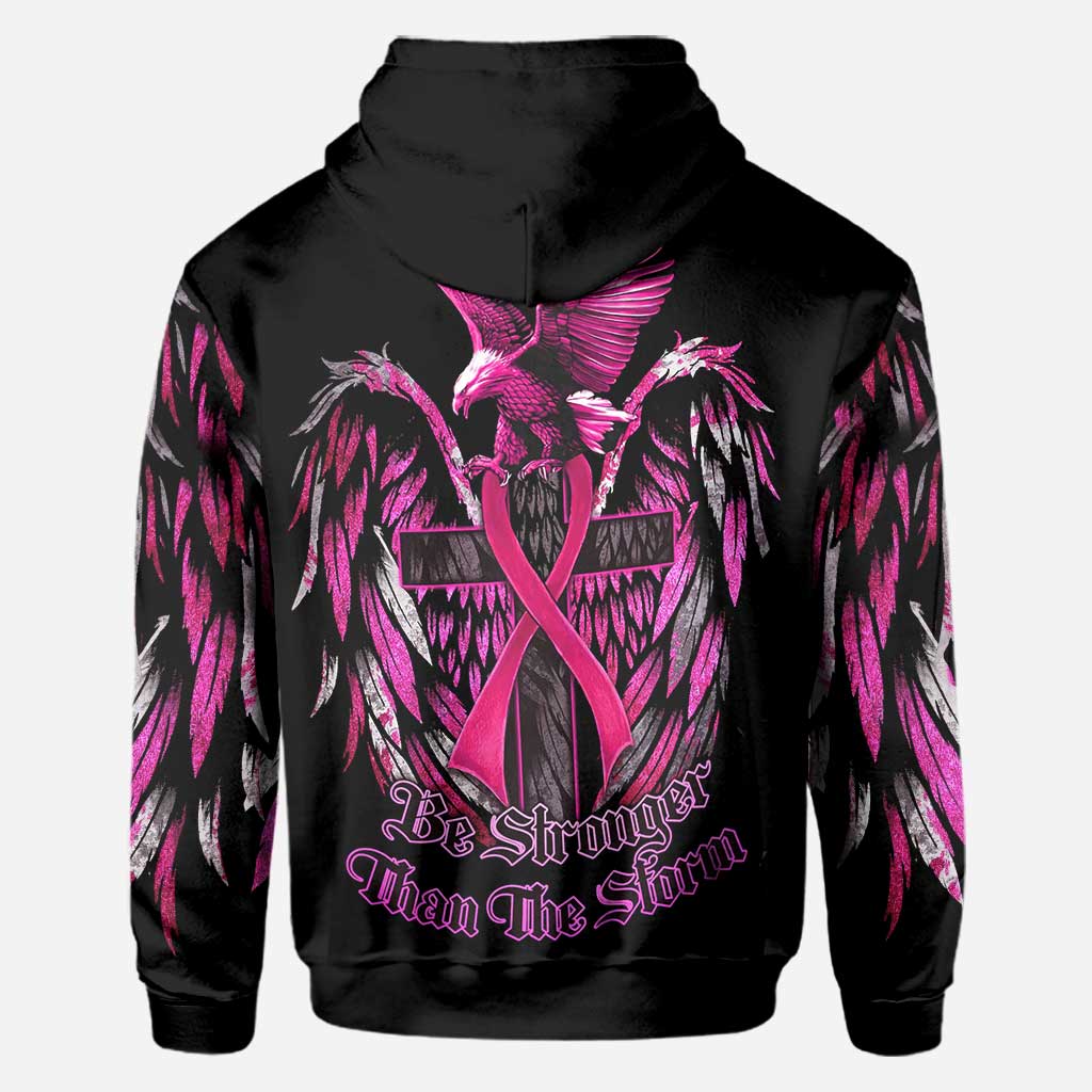 Be Stronger Eagle Cancer du sein - T-shirt et sweat à capuche de sensibilisation au cancer du sein 0822