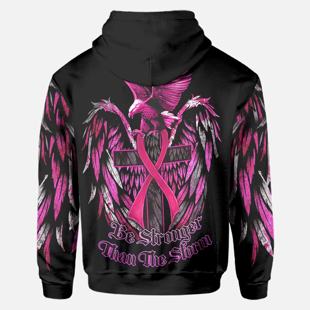 Be Stronger Eagle Cancer du sein - T-shirt et sweat à capuche de sensibilisation au cancer du sein 0822