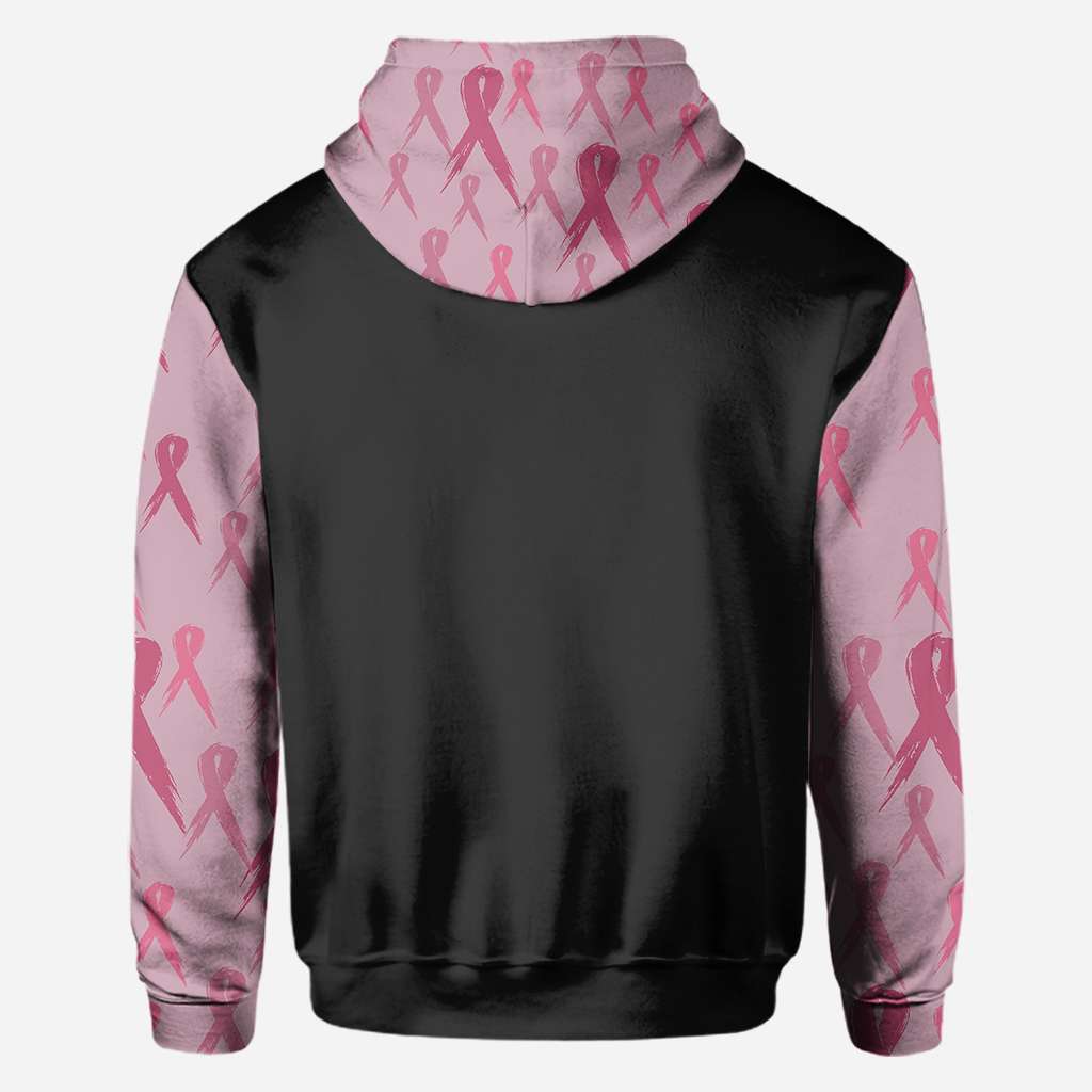 Guerrière du cancer du sein - T-shirt et sweat à capuche de sensibilisation au cancer du sein 0822