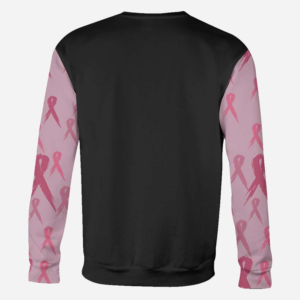 Guerrière du cancer du sein - T-shirt et sweat à capuche de sensibilisation au cancer du sein 0822
