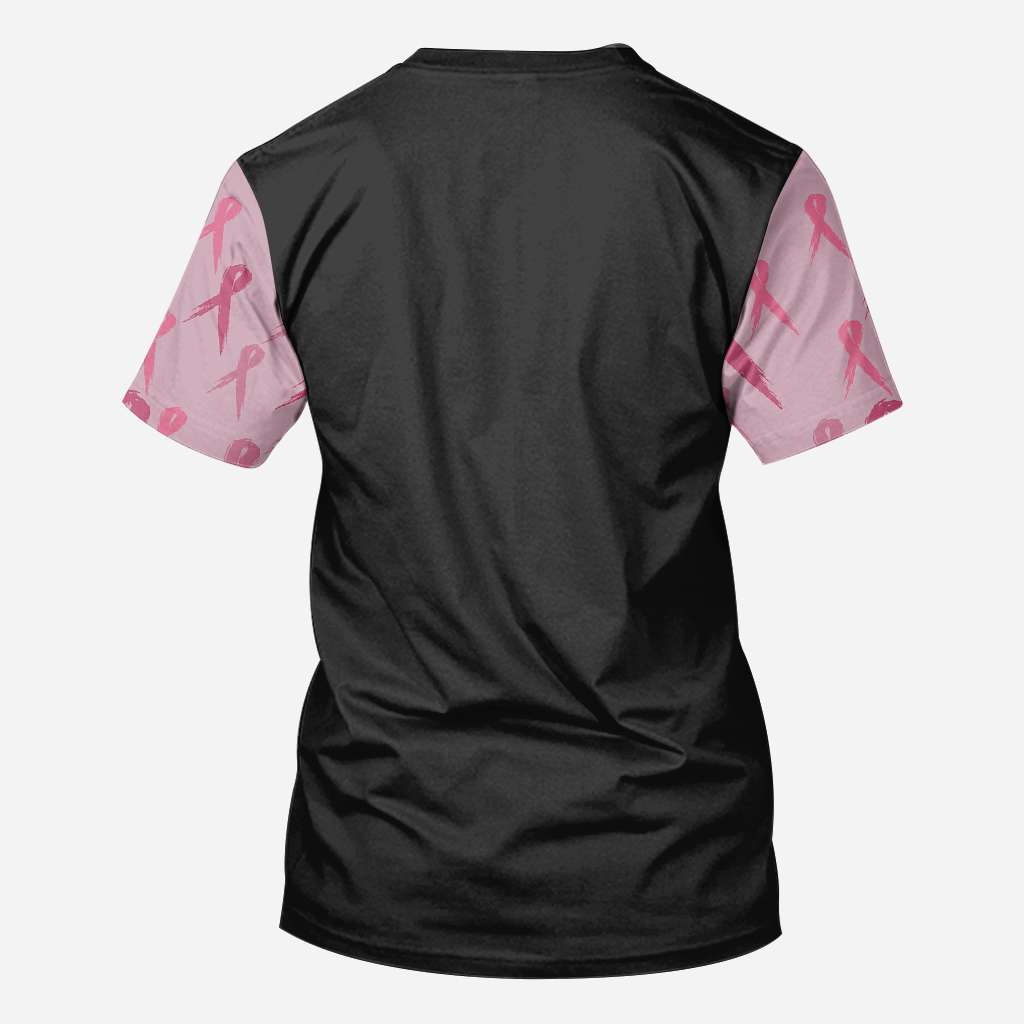 Guerrière du cancer du sein - T-shirt et sweat à capuche de sensibilisation au cancer du sein 0822