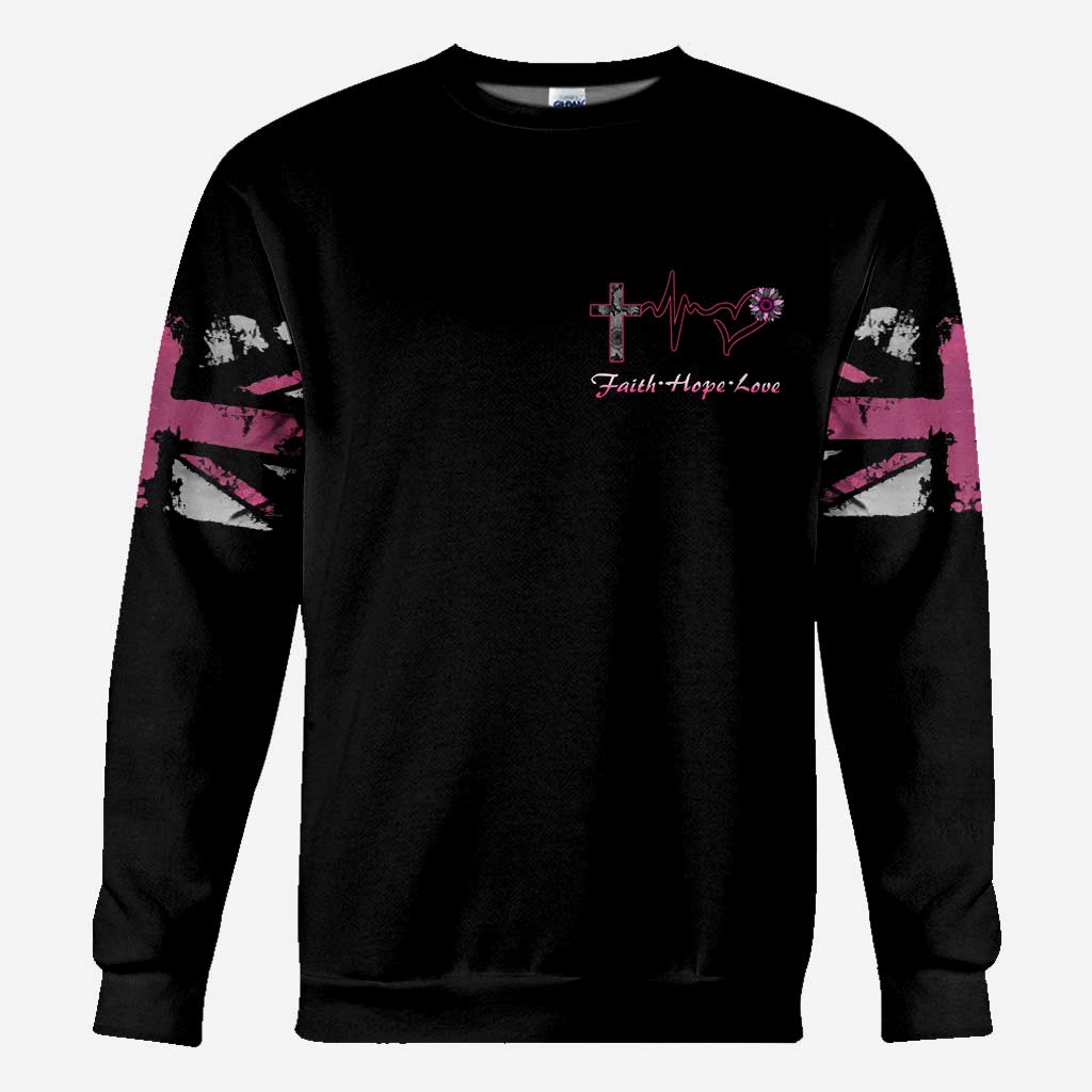 T-shirt et sweat à capuche « Croix de tournesol » – Sensibilisation au cancer du sein (0822)