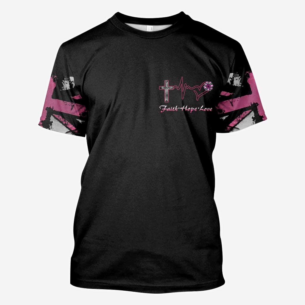 T-shirt et sweat à capuche « Croix de tournesol » – Sensibilisation au cancer du sein (0822)