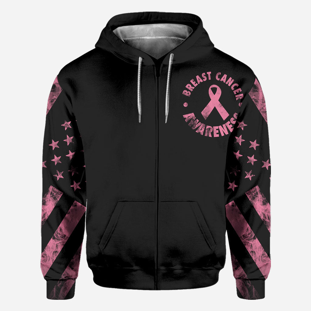 Kampf gegen Brustkrebs – Rauchfahne – T-Shirt und Hoodie zur Sensibilisierung für Brustkrebs 0822