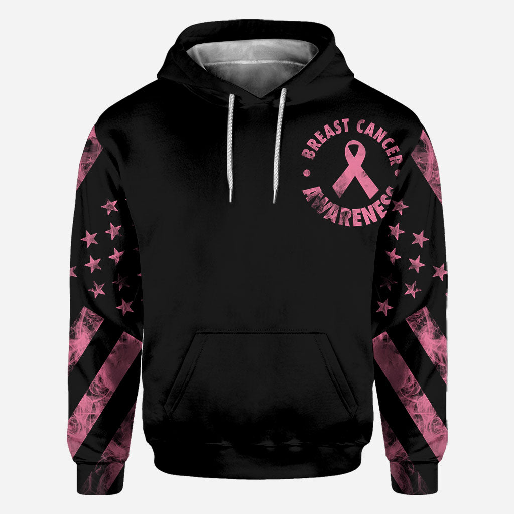 Kampf gegen Brustkrebs – Rauchfahne – T-Shirt und Hoodie zur Sensibilisierung für Brustkrebs 0822