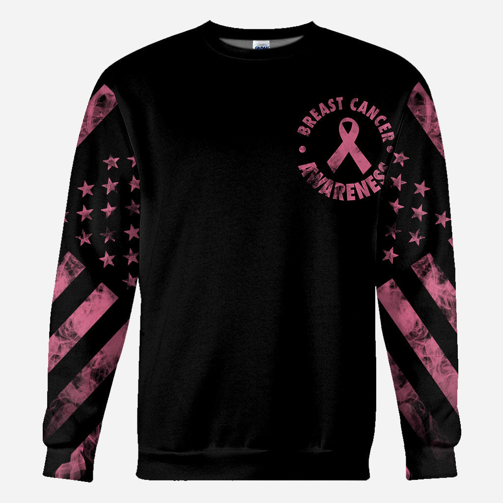Kampf gegen Brustkrebs – Rauchfahne – T-Shirt und Hoodie zur Sensibilisierung für Brustkrebs 0822
