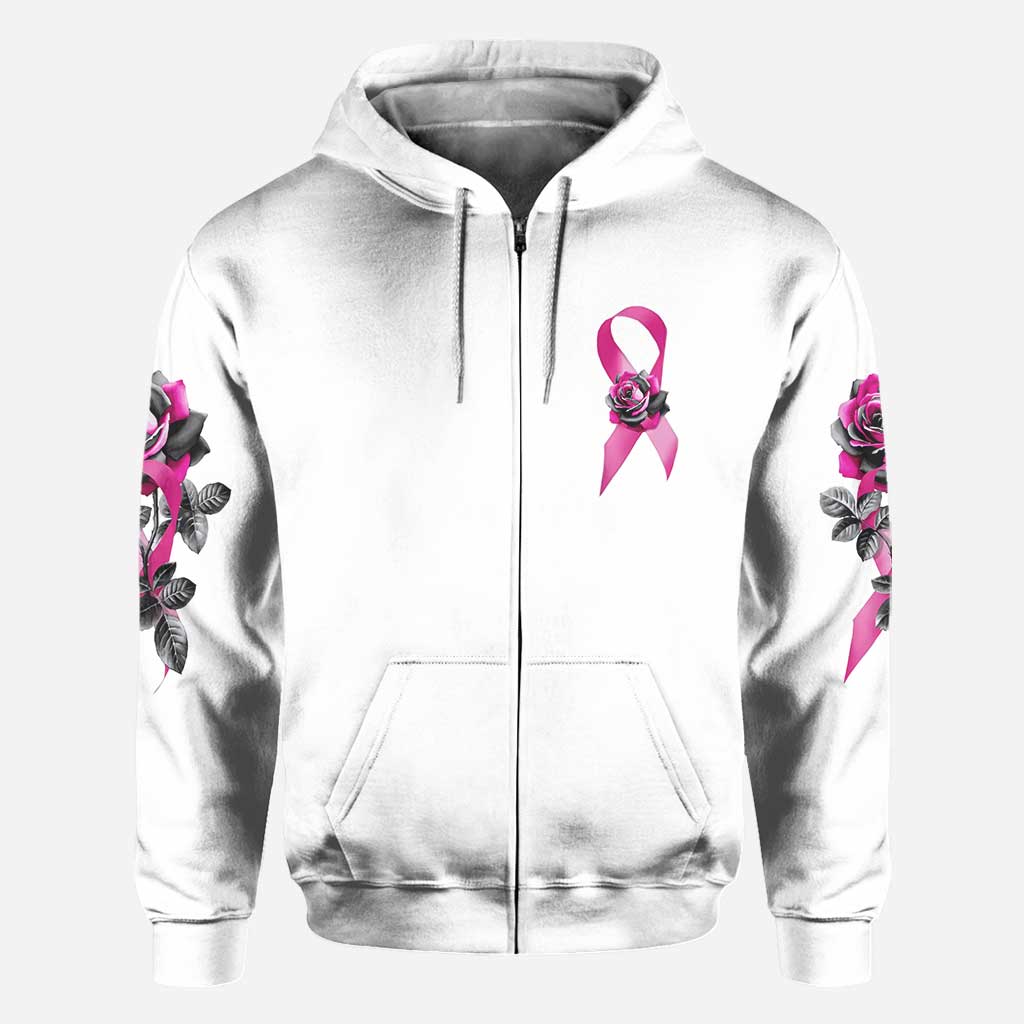 Rose Fight Breast Cancer - T-shirt et sweat à capuche de sensibilisation au cancer du sein 0822