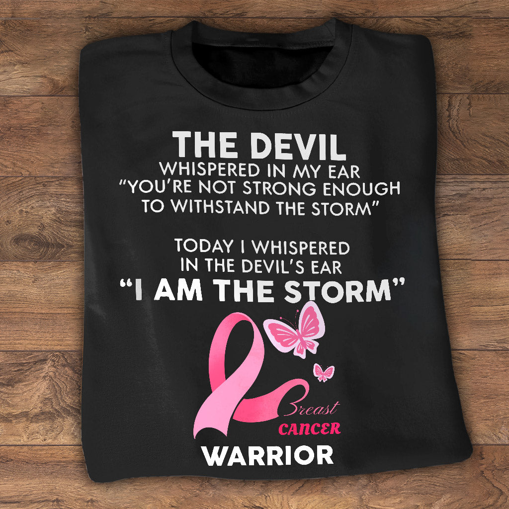 Je suis la guerrière contre le cancer du sein – T-shirt et sweat à capuche de sensibilisation au cancer du sein 0822