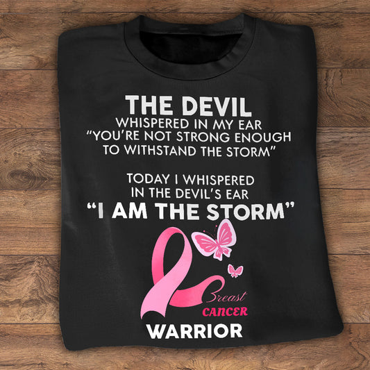 Je suis la guerrière contre le cancer du sein – T-shirt et sweat à capuche de sensibilisation au cancer du sein 0822