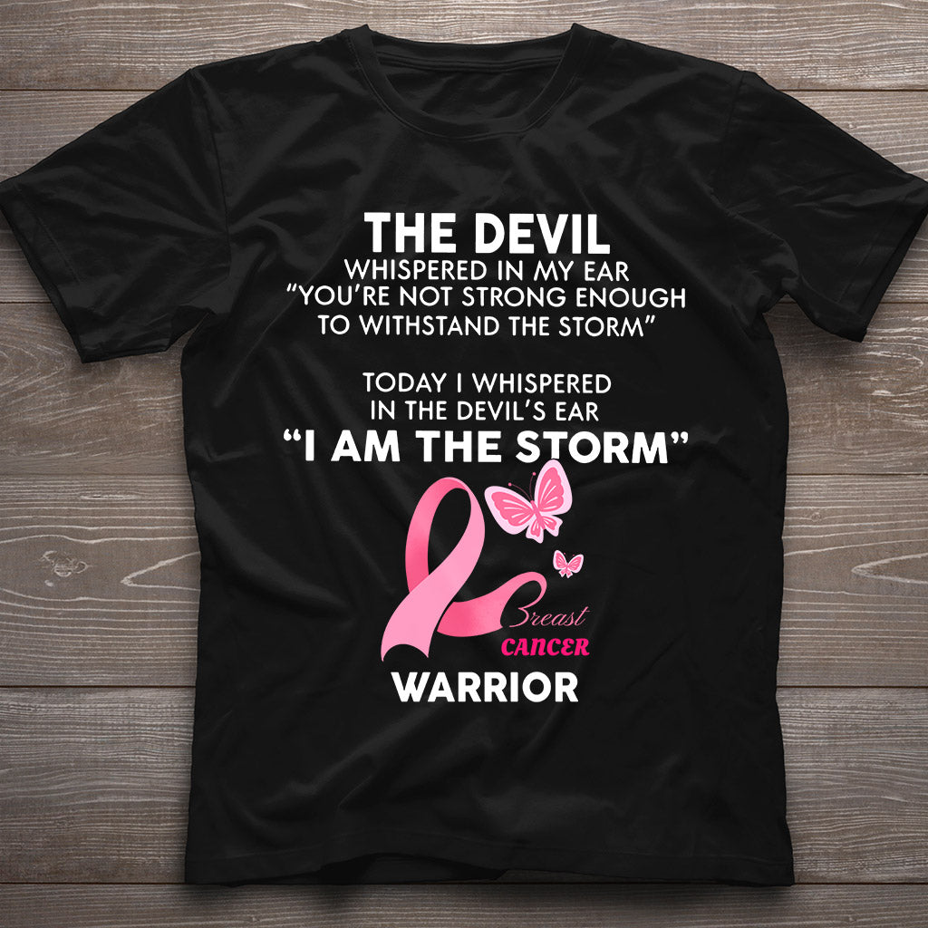 Je suis la guerrière contre le cancer du sein – T-shirt et sweat à capuche de sensibilisation au cancer du sein 0822