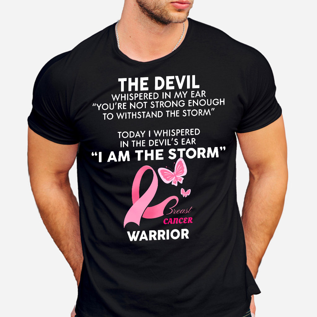 Je suis la guerrière contre le cancer du sein – T-shirt et sweat à capuche de sensibilisation au cancer du sein 0822
