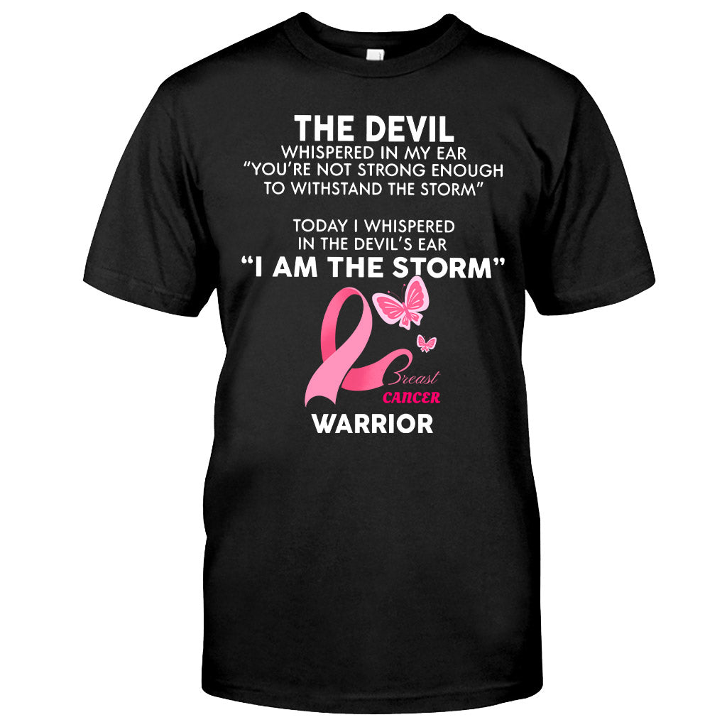 Je suis la guerrière contre le cancer du sein – T-shirt et sweat à capuche de sensibilisation au cancer du sein 0822