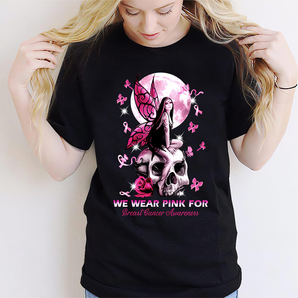 Nous portons du rose pour la sensibilisation au cancer du sein - T-shirt et sweat à capuche 0822