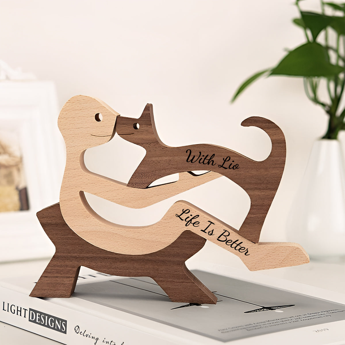 Ich vermisse dich immer noch – Personalisierte Hunde-Dekofiguren