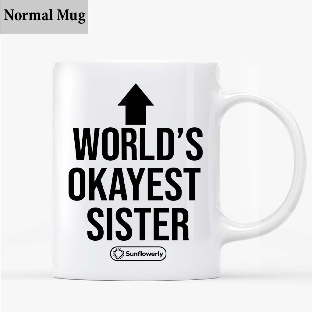Das beste Geschwisterkind der Welt – personalisierte Geschwistertasse