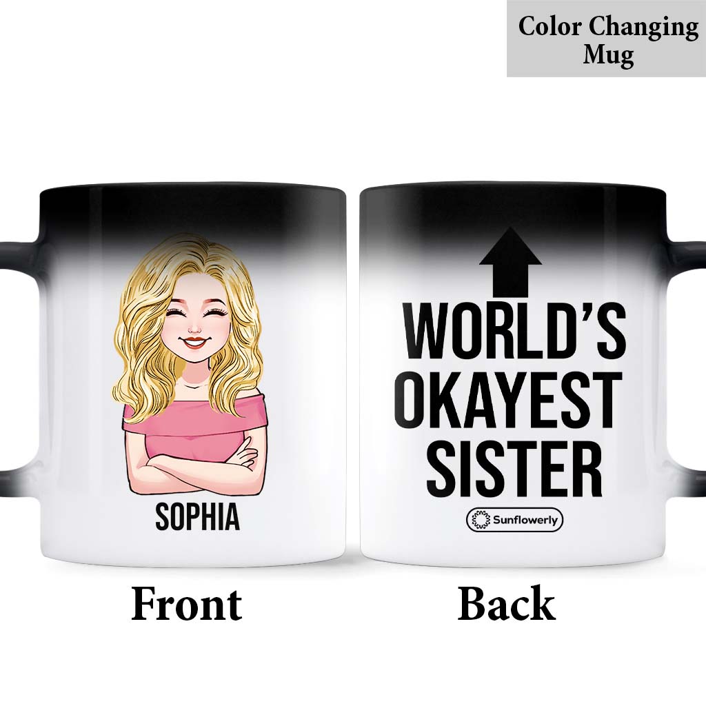 Das beste Geschwisterkind der Welt – personalisierte Geschwistertasse