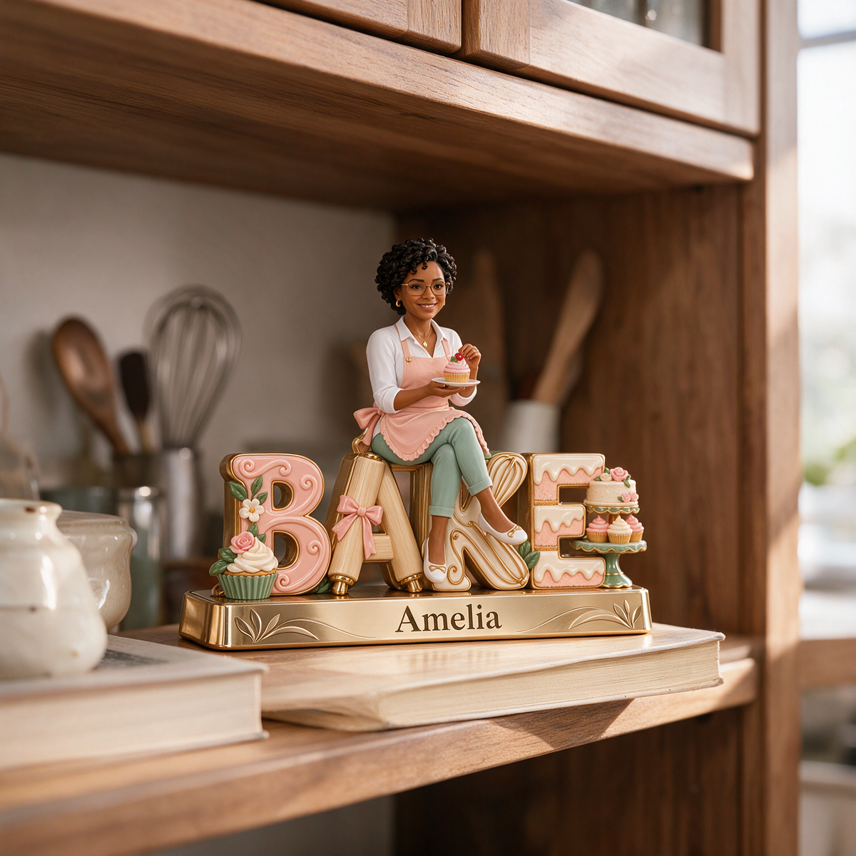 Personalized Custom Photo Baking Custom Shaped Acrylic Plaque - Gift for Women