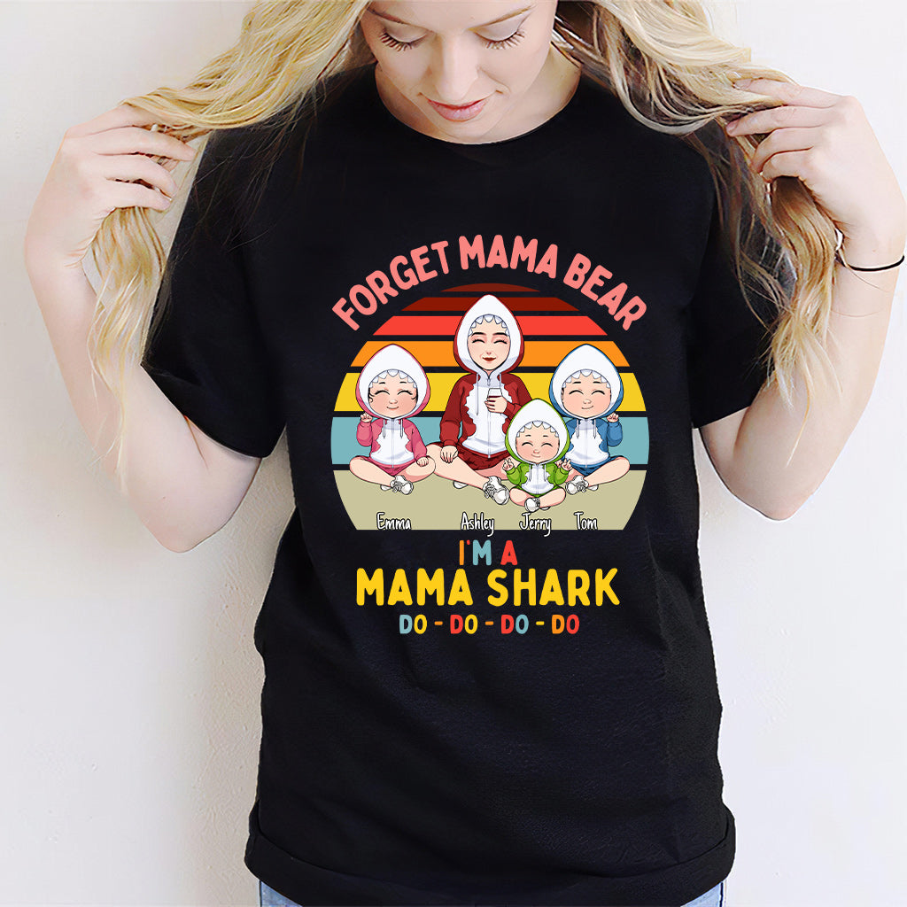 Mama Shark Do Do Do - Gift for mom, mom, dad, grandma, grandpa, aunt, uncle, shark lover - Personalized T-shirt And Hoodie