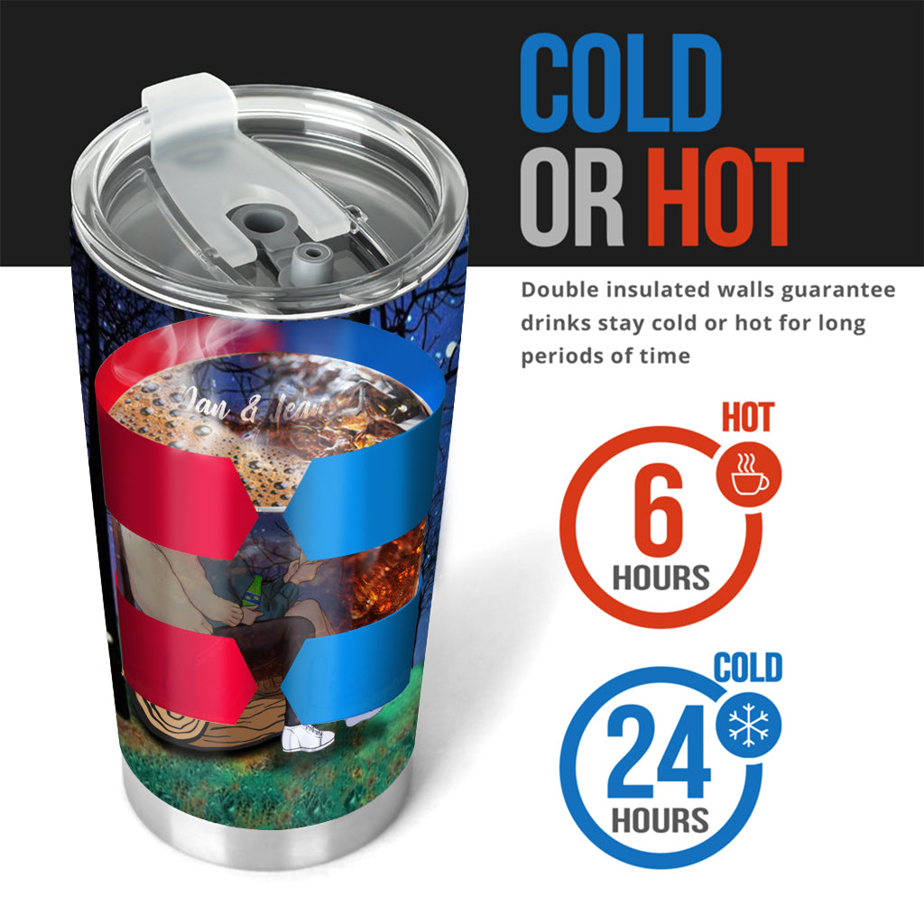 Camping Couple - Personalized Tumbler