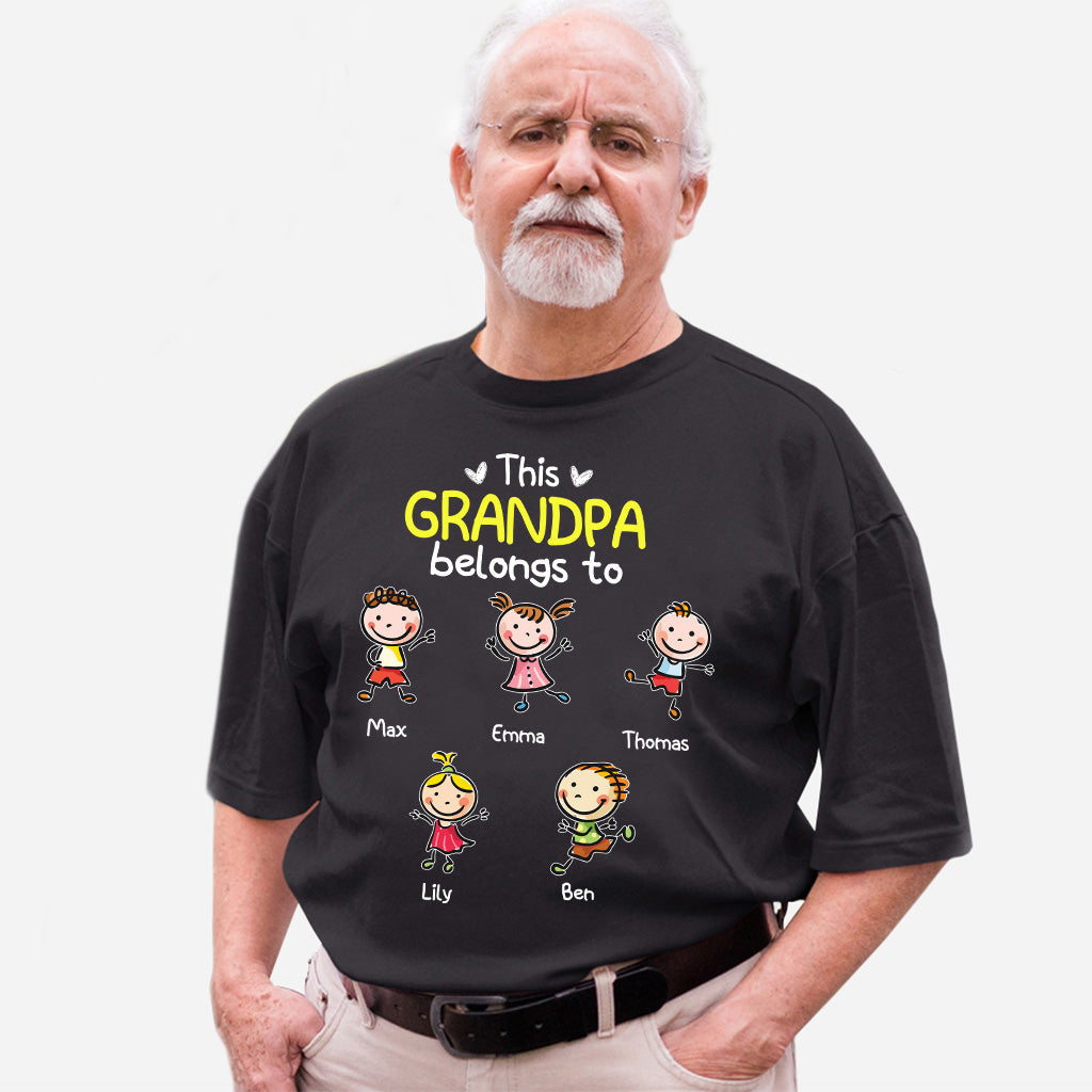 Wir lieben dich – Geschenk für Oma, Papa, Mama, Opa – Personalisiertes T-Shirt und Hoodie