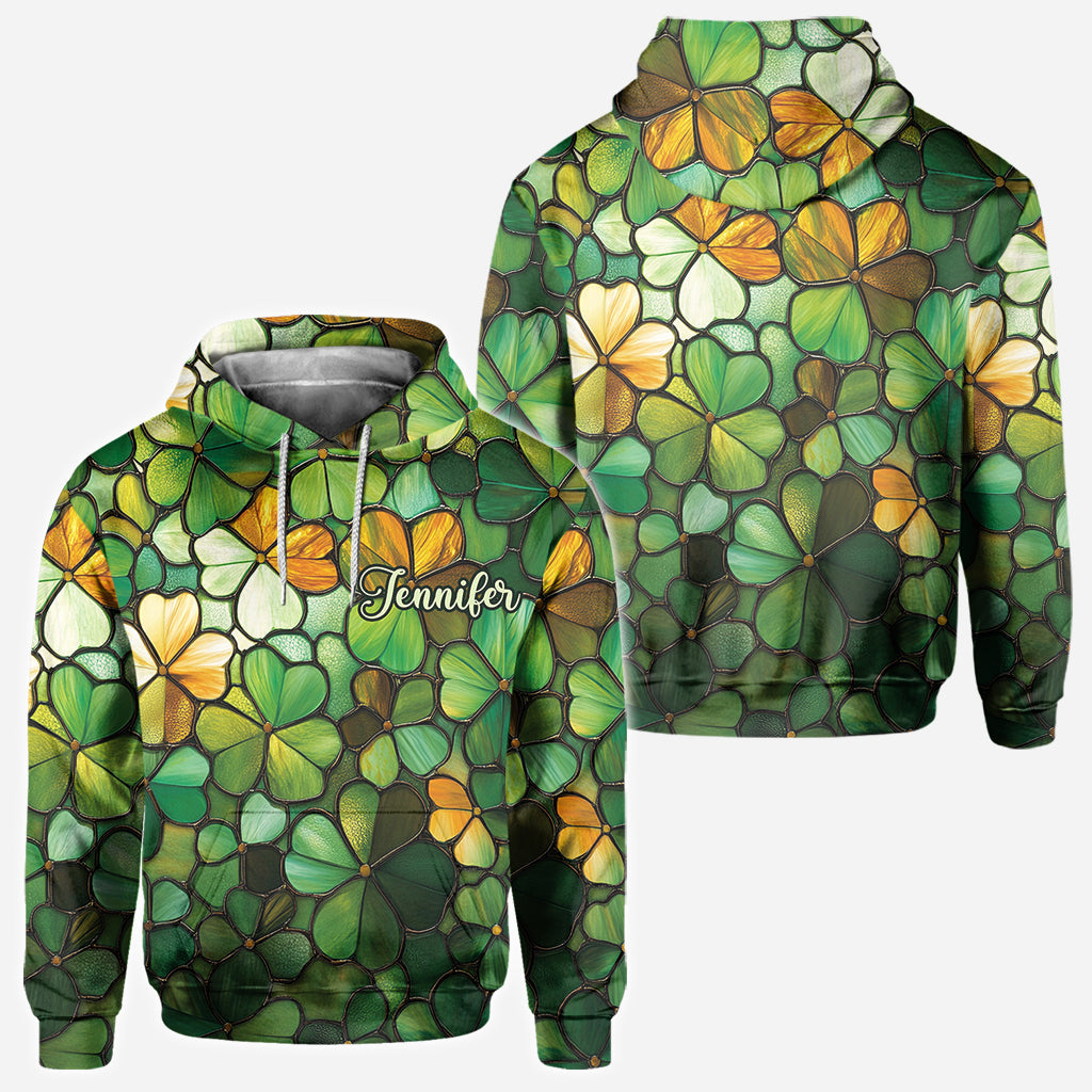 Stolzer Ire – Personalisiertes Allover-Shirt zum St. Patrick's Day