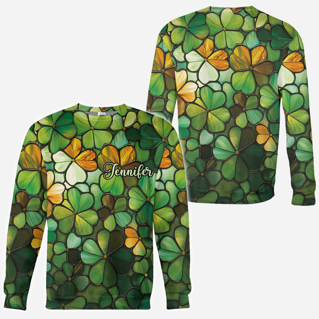 Stolzer Ire – Personalisiertes Allover-Shirt zum St. Patrick's Day