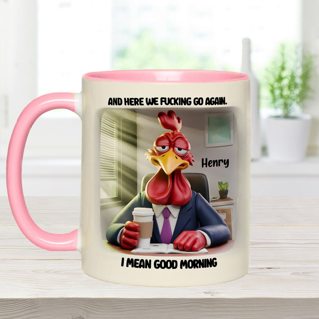 Et on y retourne ! - Mug personnalisé pour collègue