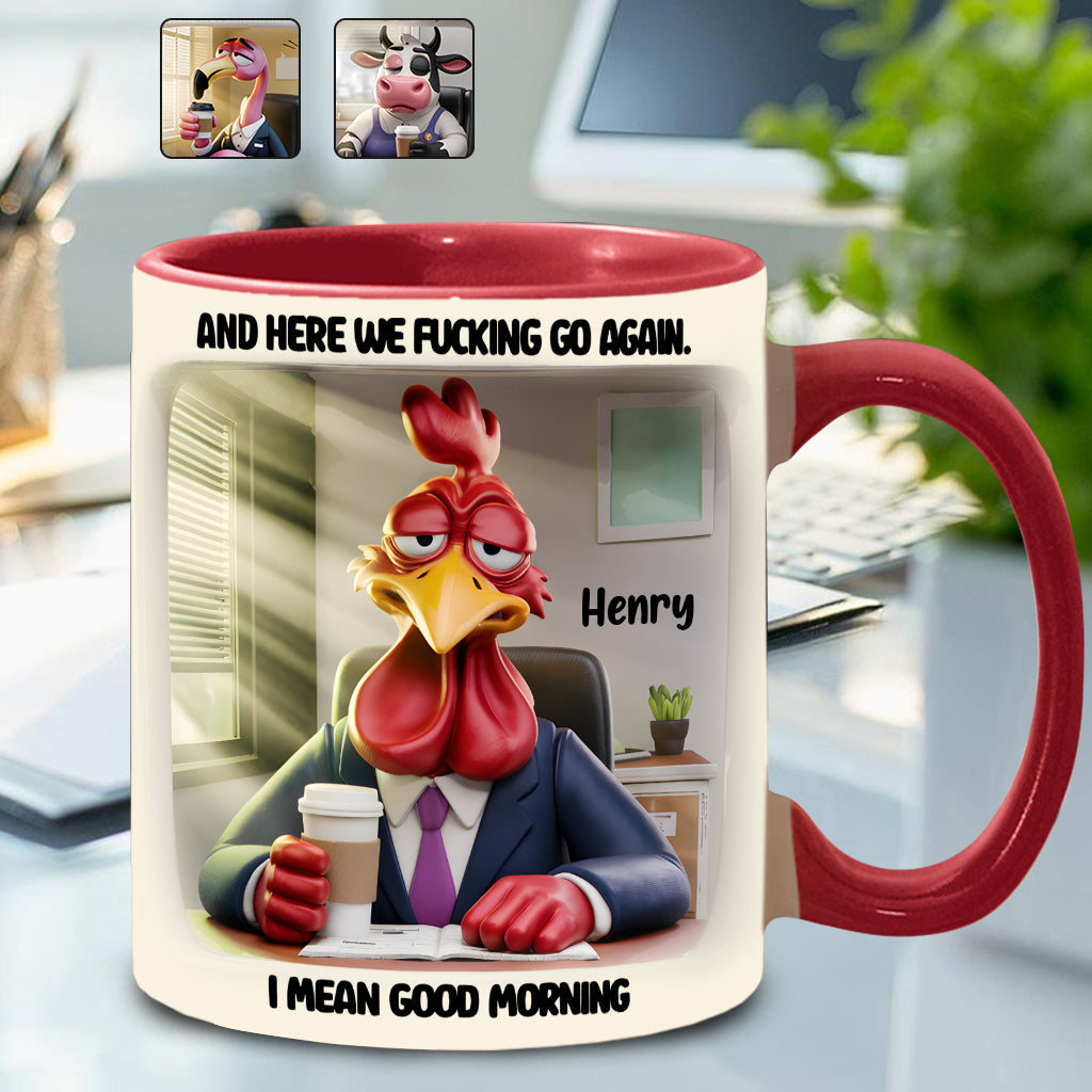 Et on y retourne ! - Mug personnalisé pour collègue