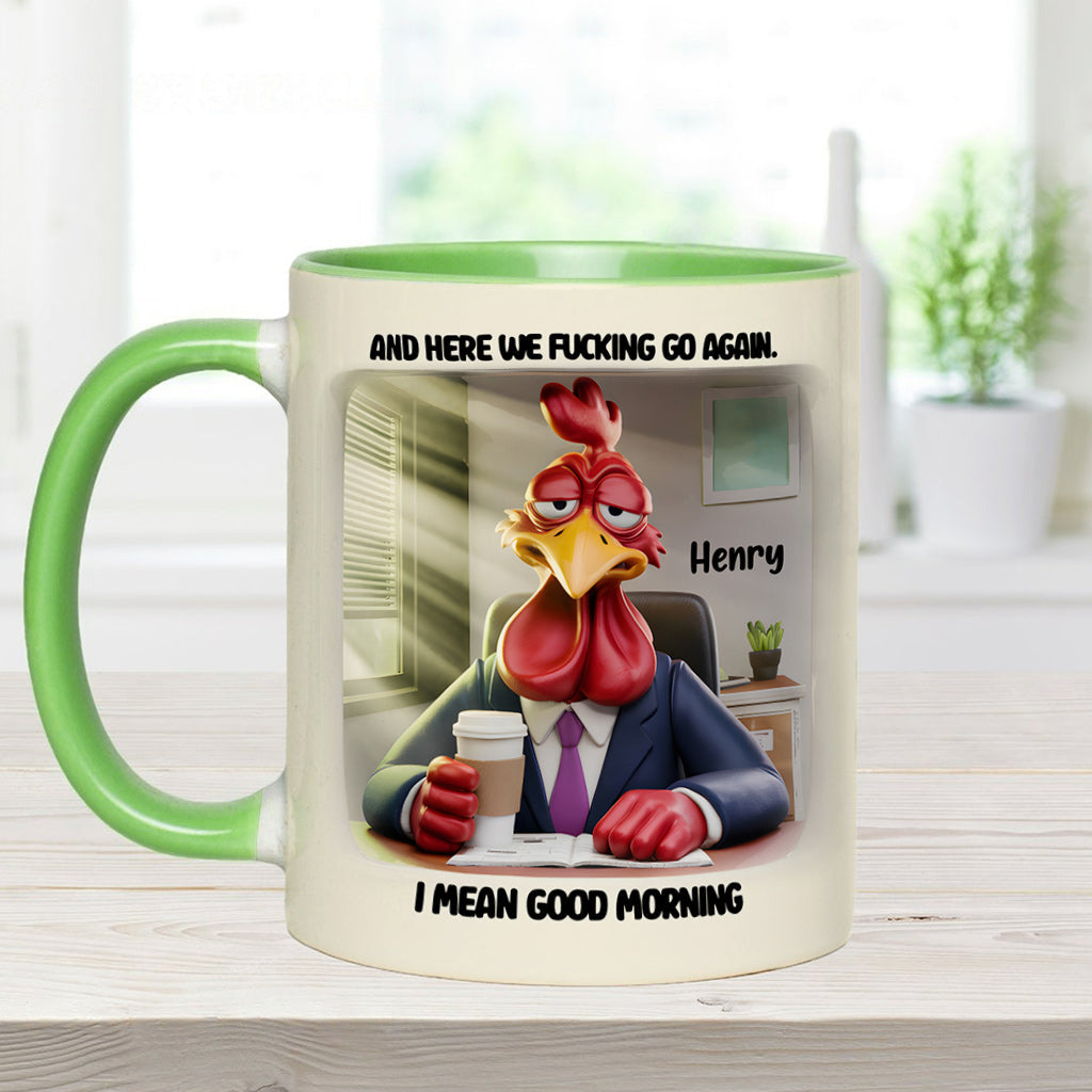 Et on y retourne ! - Mug personnalisé pour collègue