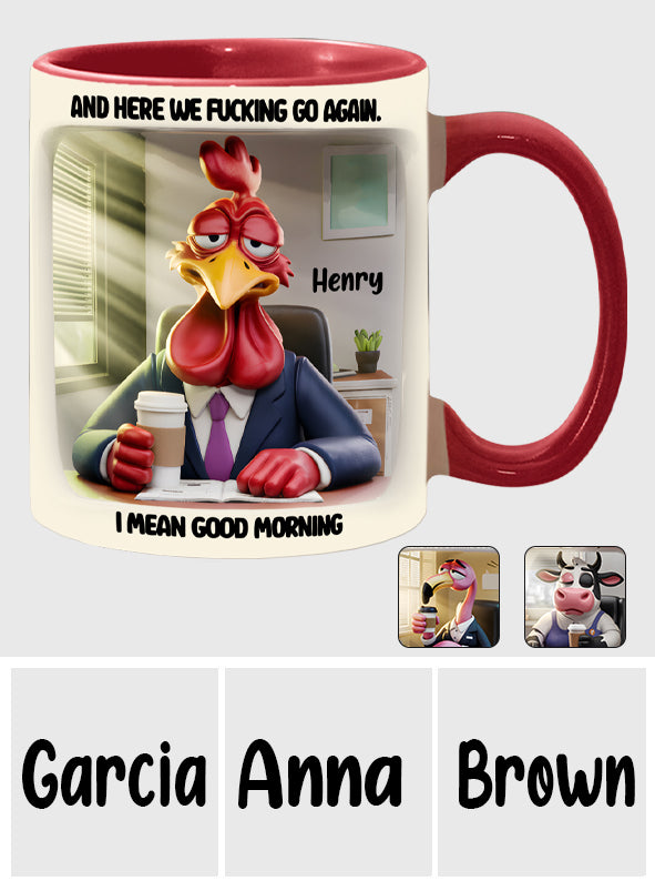 Et on y retourne ! - Mug personnalisé pour collègue