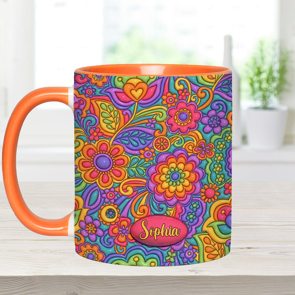 Hippie Soul – Personalisierte Tasse mit Hippie-Akzent