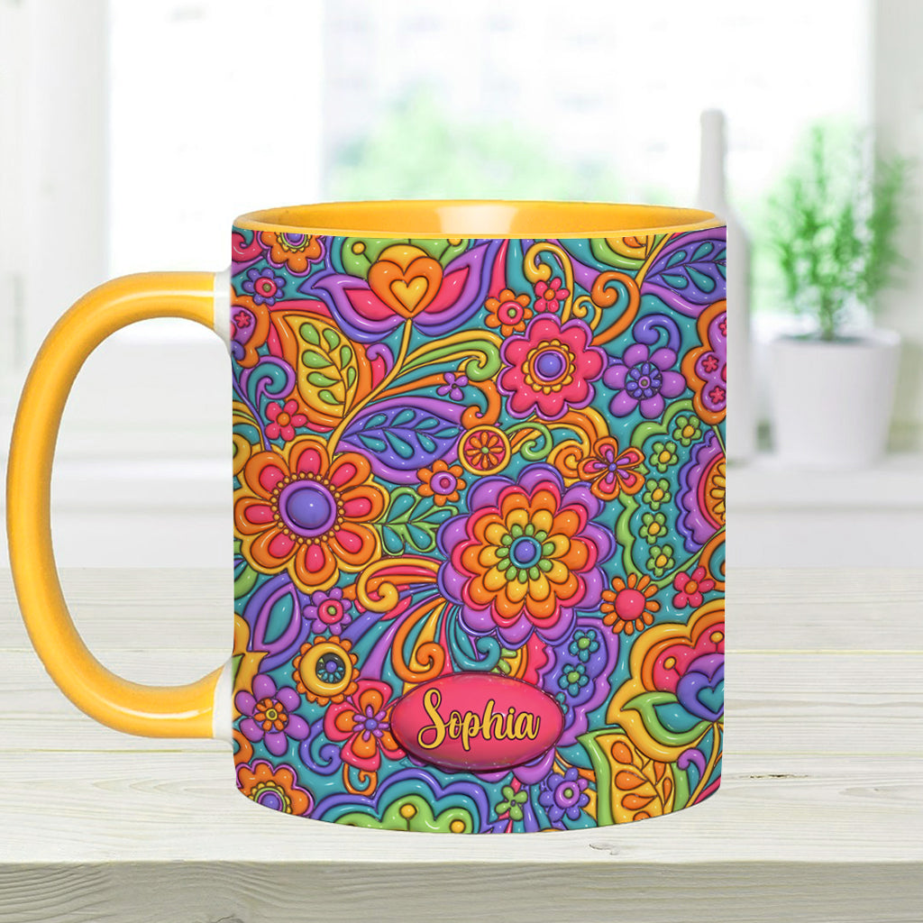 Hippie Soul – Personalisierte Tasse mit Hippie-Akzent