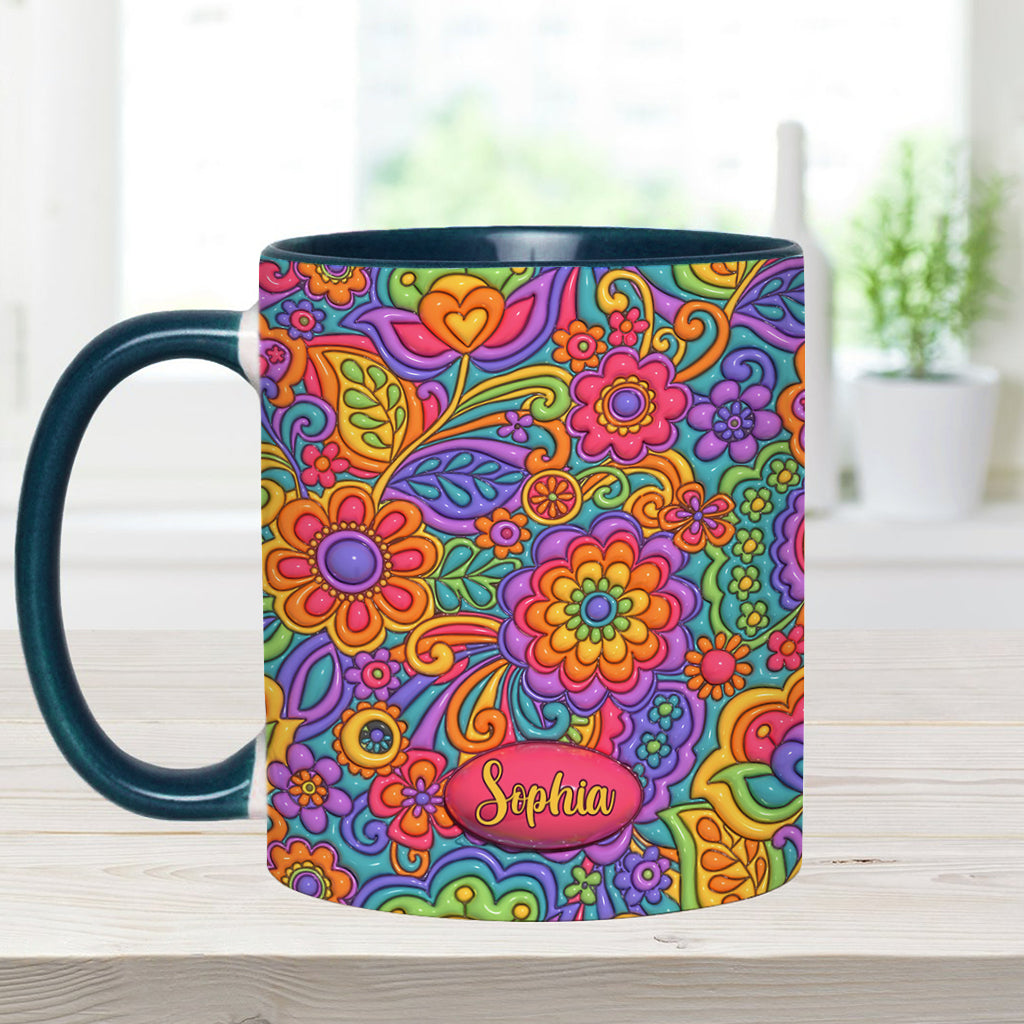 Hippie Soul – Personalisierte Tasse mit Hippie-Akzent