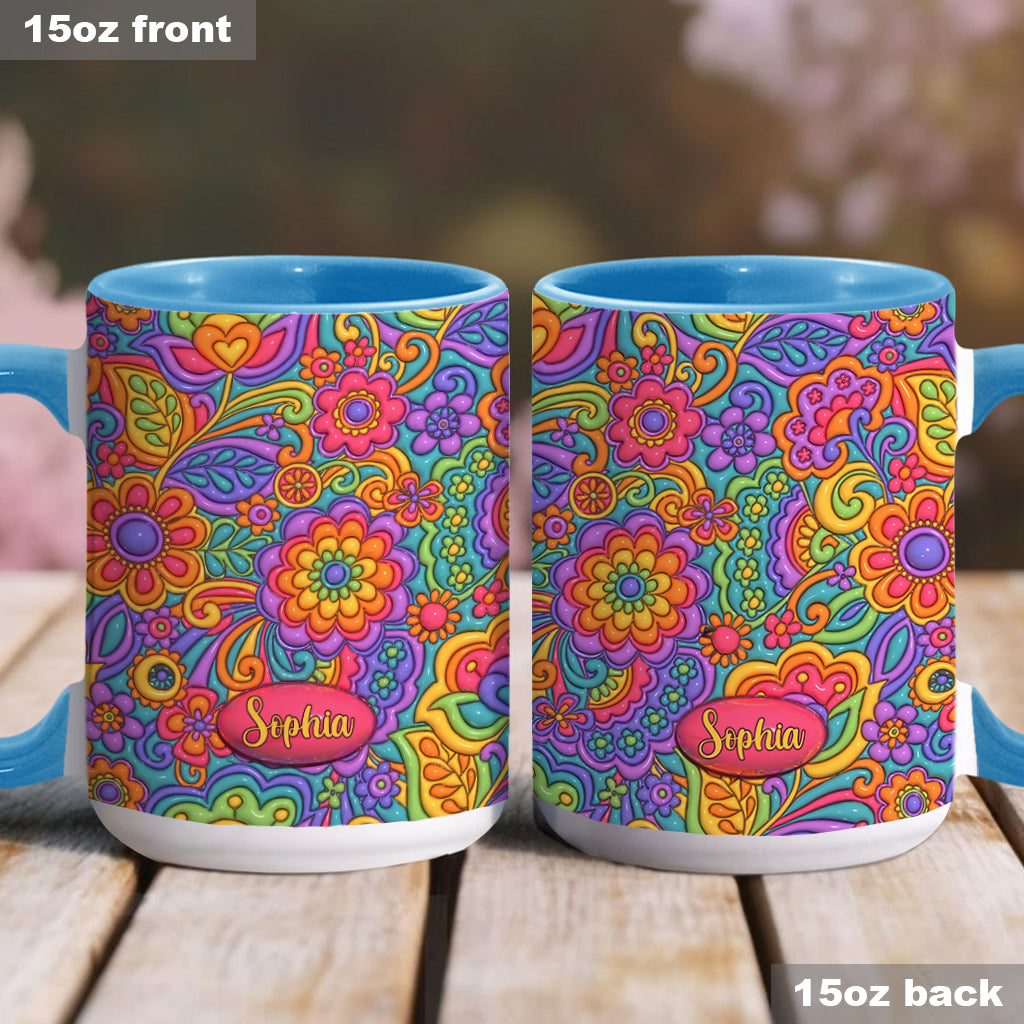Hippie Soul – Personalisierte Tasse mit Hippie-Akzent