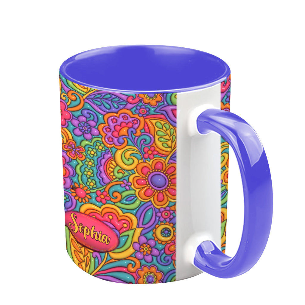 Hippie Soul – Personalisierte Tasse mit Hippie-Akzent
