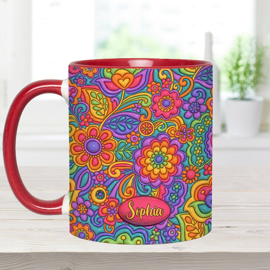 Hippie Soul – Personalisierte Tasse mit Hippie-Akzent