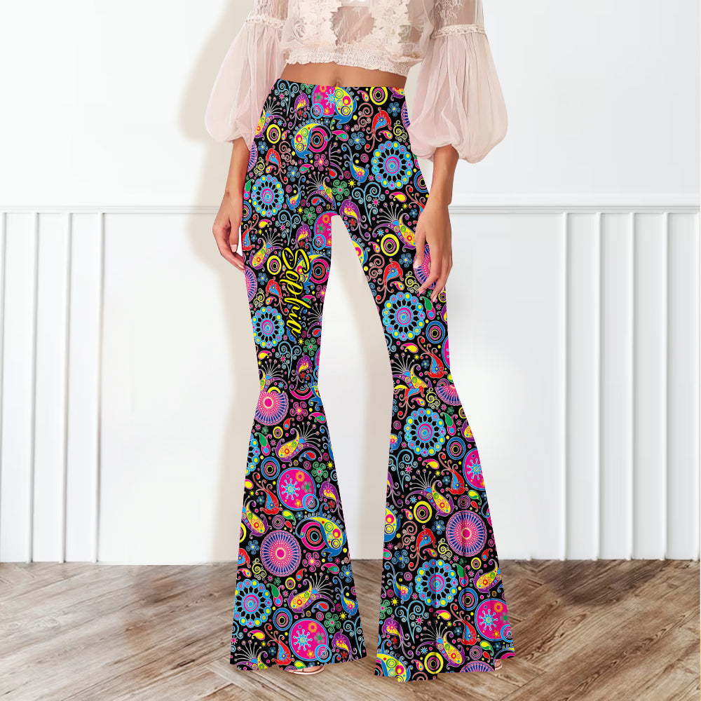 Hippie Soul - Leggings évasés hippies personnalisés