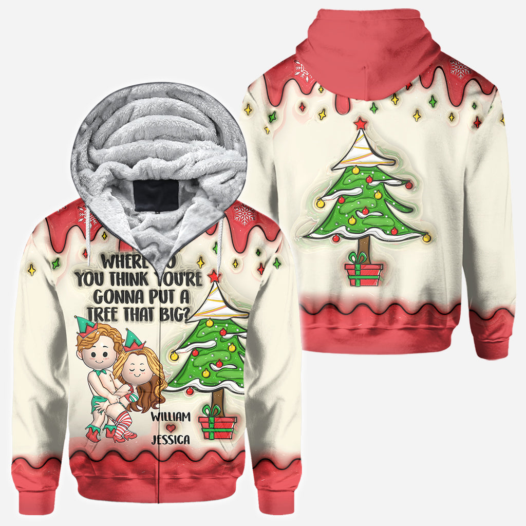 Bend Over And I Will Show You - Personalized Couple All Over Shirt