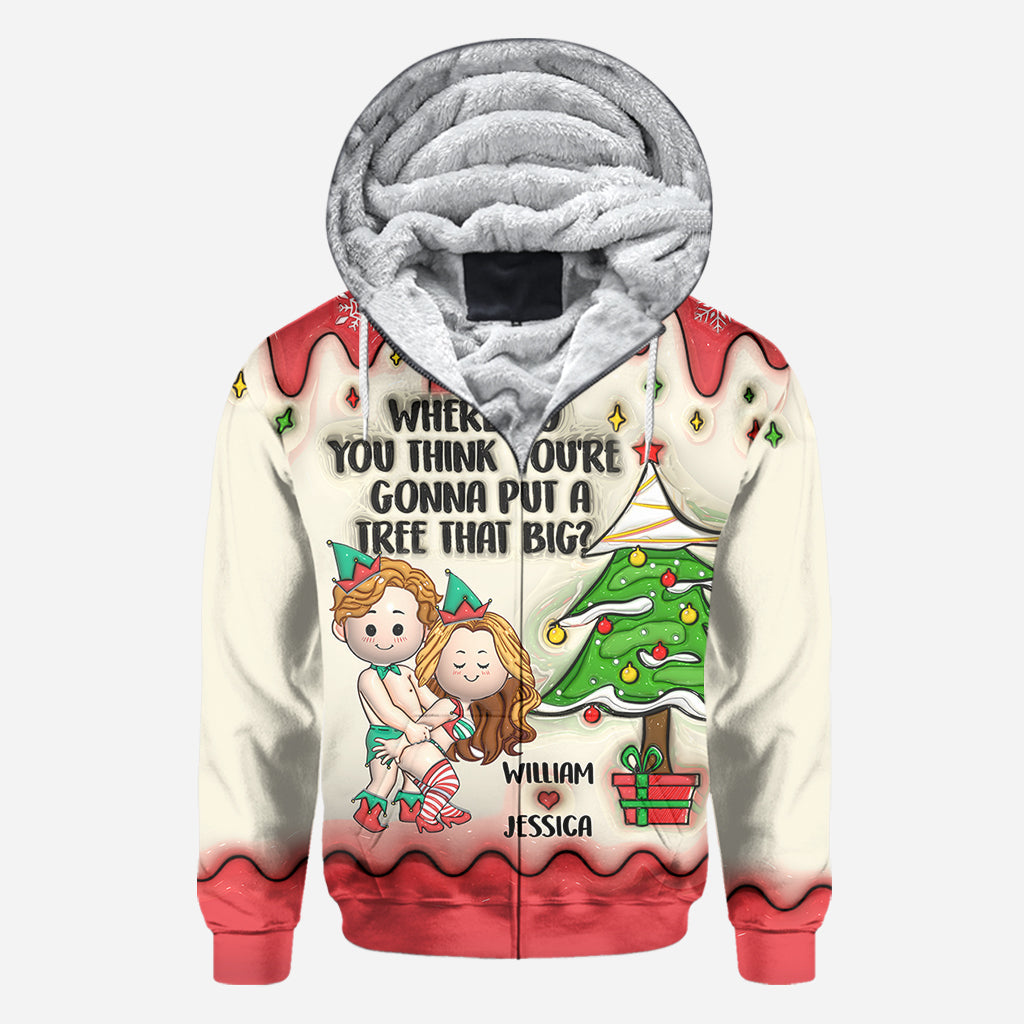 Bend Over And I Will Show You - Personalized Couple All Over Shirt