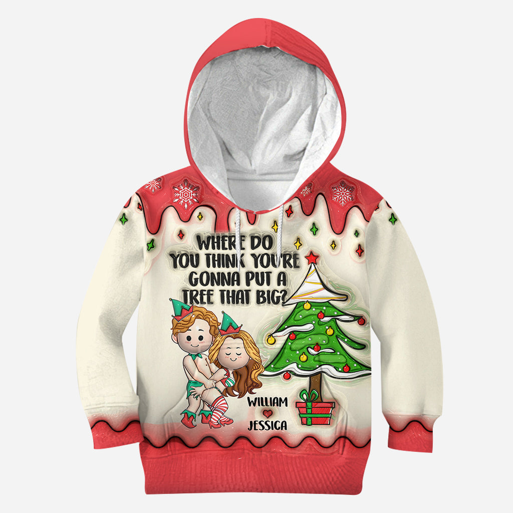 Bend Over And I Will Show You - Personalized Couple All Over Shirt