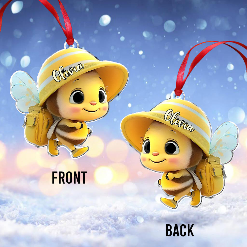 Adorable bébé abeille - Ornement personnalisé pour enfant