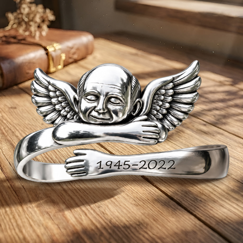 Vos ailes étaient prêtes, mais mon cœur ne l'était pas - Bracelet en métal personnalisé