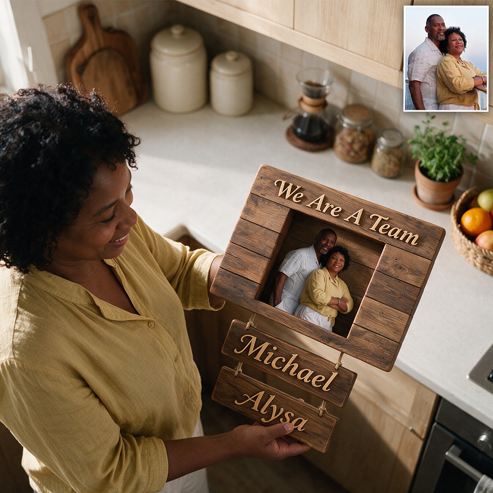 You & Me We Got This - Personalized Couple Pallet Wood Sign