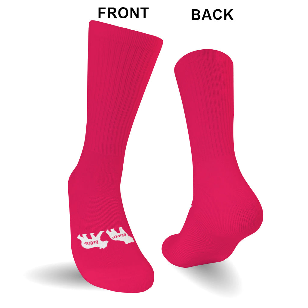 Mama Bear And Her Cubs With Any Kid Nam - Personalized Mother Socks