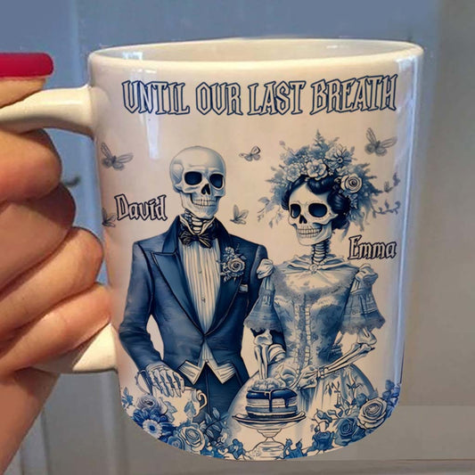Until Our Last Breath - Personalized Couple Mug